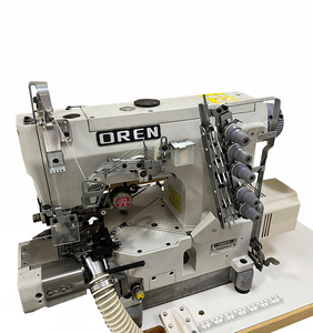 Máquina <span class=keywords><strong>de</strong></span> coser industrial oculta <span class=keywords><strong>de</strong></span> cama plana programable <span class=keywords><strong>de</strong></span> tres agujas y cinco hilos RN9200-2 <span class=keywords><strong>de</strong></span> acero inoxidable - Product Image 3