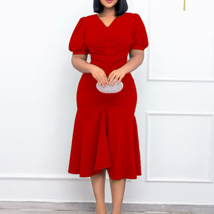 <span class=keywords><strong>Abbigliamento</strong></span> <span class=keywords><strong>Estivo</strong></span> da <span class=keywords><strong>Donna</strong></span>, Abiti Plus Size, Vestito Midi <span class=keywords><strong>Elegante</strong></span> da Ufficio, Abiti Professionali - Product Image 5