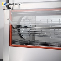 Machine à rôtir les poulets commerciale, gril rotatif automatique au gaz, four à rôtir en acier inoxydable, équipement pour restaurant