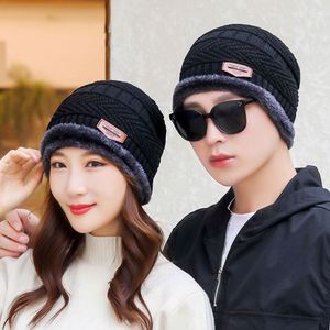 Men's Winter Beanie Thickened Knitted <b>Hat</b> with Fleece Lining Autumn <b>Hat</b> Neck Ear Protection Youth Cold Proof Beanies - Product Image 4