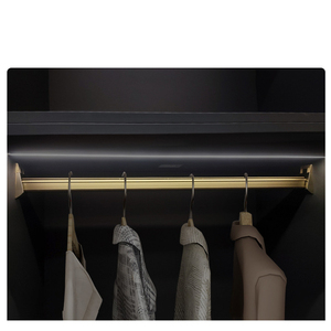 Armoire de chambre à coucher moderne et minimaliste en <span class=keywords><strong>PVC</strong></span> <span class=keywords><strong>blanc</strong></span> avec meuble de style coiffeuse pour la maison ou l'hôtel - Product Image 2