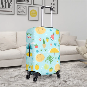 Custom image Heavy-Duty Polyester and Spandex <b>Luggage</b> <b>Cover</b> Fabric Suitcase Protector for Enhanced Protection - Product Image 5