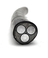 Câble d'alimentation blindé en PVC à âme en aluminium massif 4 conducteurs 120 mm 600 V pour usage en construction, marque Ninggao, vente en gros directe des fabricants