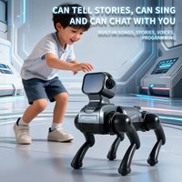Vierbeiniger Ferngesteuerter Roboterhund, Ferngesteuerter Mechanischer Hund, KI-Intelligenter Roboterhund, Programmierbarer KI-Roboterhund