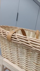 Cesto Porta Bebè Moses in Vimini Intrecciato a Mano, Moderno ed Ecologico, con Supporto per la <span class=keywords><strong>Cameretta</strong></span> del Bambino - Vendita Diretta dalla Fabbrica - Product Image 6