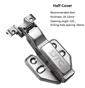 FS7067 <span class=keywords><strong>DTC</strong></span> Glastür-Entriegelungsdämpfer Schwarzes Türscharnier Kaltgewalzter Stahl Hydraulisches Feststehendes Geräuschloses Aluminiumrahmen-Scharnier - Product Image 4