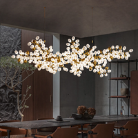 Lustre moderne de luxe pour hall d'hôtel, villa, avec décoration en forme de raisin, luminaire suspendu pour table à manger, idéal pour la décoration de mariage
