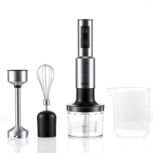 RAF 4 in 1 Blender <b>Set</b> 400W Stainless Steel Hand Food Whisk Mixer With 1000ml <b>Measuring</b> <b>Cup</b> R.3027 1 Complete 4 in 1 Food Proces - Product Image 1