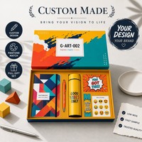 Carnet à couverture rigide en PU personnalisé et stylo A5 80 feuilles Coffret cadeau d'entreprise