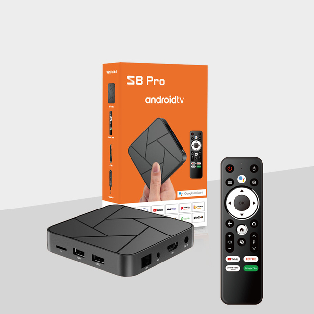 2024 New S8 Pro Amlogic S905W2 ATV HDR10 4K Dual WiFi 2GB 16GB 4GB 32GB Android 11 TV Box IPTV Set Top Box Smart Android TV BOX