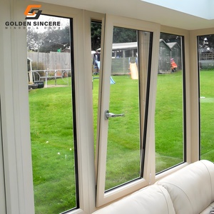 Ventana de inclinación y giro de aleación de aluminio interior GS para dormitorios y salas de estar - Product Image 2