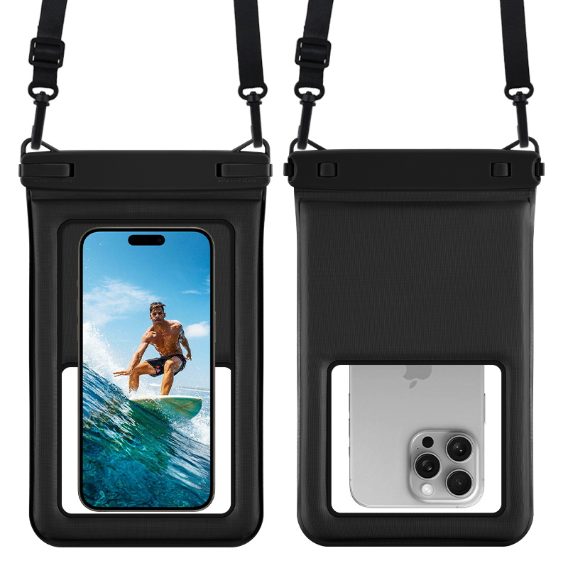 Universal Waterproof Mobile Phone Pouch PVC Touch Screen with Lanyard for Water Sprots Water Proof Phone Dry Bag
