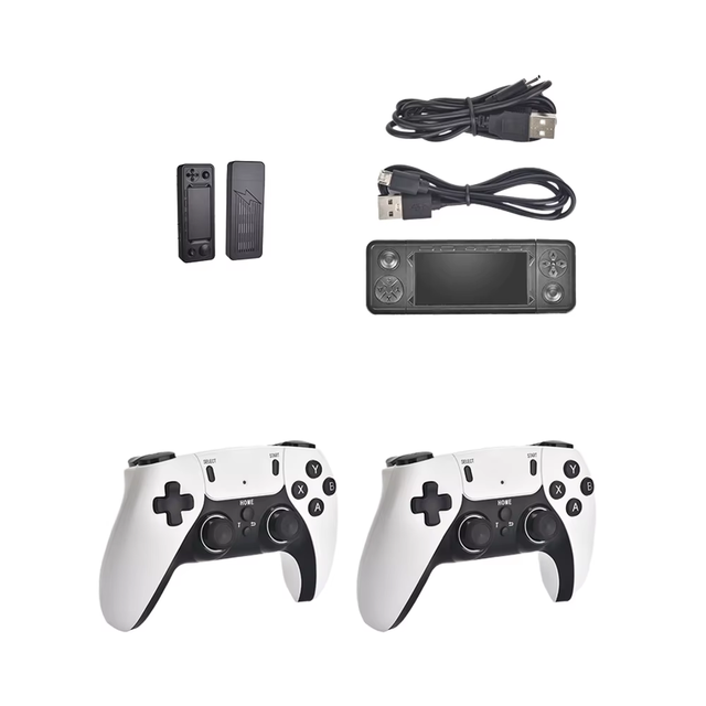 X9 Pro Wireless Game Stick TV Game Console S905X3 Chipset 64GB Memory 30,000+ Built-In Games Wireless 2.4GHz HD 4K Image Output