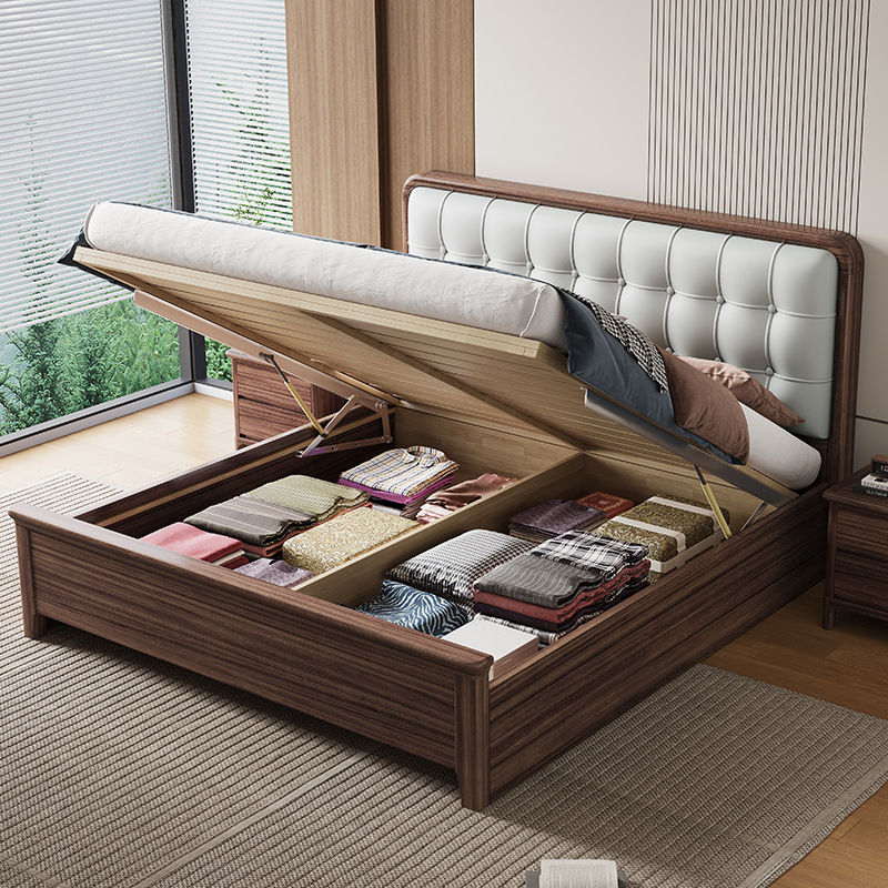 Wenge wood bed