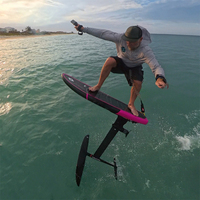 Kit Hydrofoil Électrique OEM ODM Personnalisé Jiaqian IP68 43kg de Poussée 444Wh avec Propulseur Électrique et Aileron en Fibre de Verre pour Assistance à la Navigation