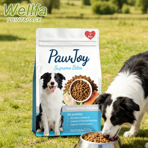 Sacchetto Personalizzato per Alimenti per Cani e Gatti 5kg 10kg Sacchetti in Plastica Richiudibili con Zip Sacchetto per Cibo per Cani in Alluminio con Fondo Piatto - Product Image 2