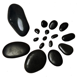 Adoquines de piedra pulida negra natural al por mayor para espacios de vida al aire libre piscina envolvente patio suelo cubierta Parque - Product Image 2