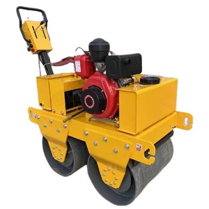 Đi Bộ phía sau Trống đôi rung động cơ diesel 9HP nhỏ nén Con lăn Máy đầm 2 tấn tay nhỏ gọn con lăn đường nhỏ gọn - Product Image 1