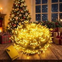 10m Kupfer LED-Lichterkette für Innen/Außen im Baumstil für Feiertage, Hochzeiten, Partys, Weihnachtsdekorationen und Zuhause