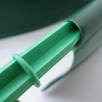 Ceinture de clôture de bordure d'herbe de 10cm chemins d'isolation de pelouse en plastique noir vert pour définir la bordure de jardin