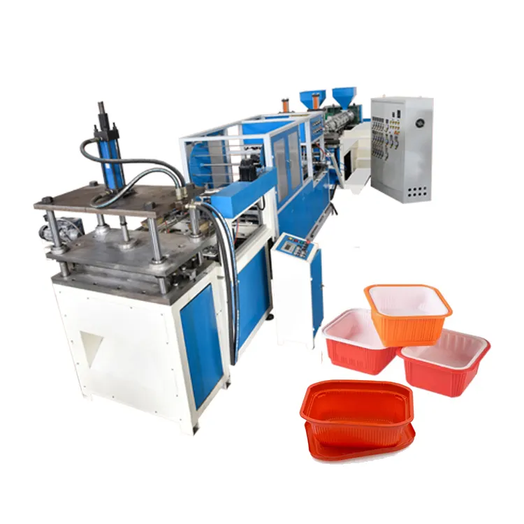 Machine de Production de plats à emporter, mousse thermoplastique PS, distributeur d'aliments, boîte jetable, plateau à œufs, ligne de Production de vaisselle