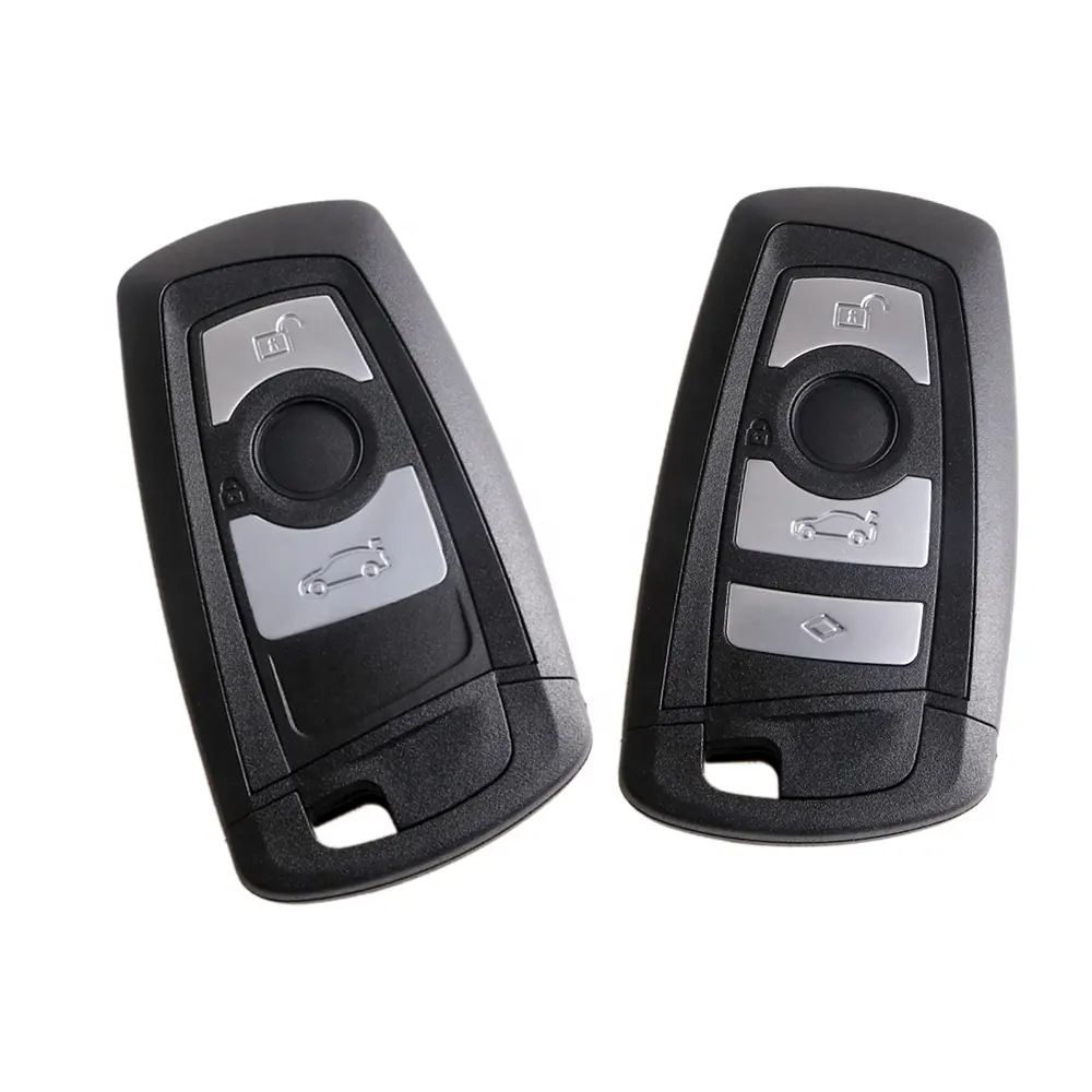 3/4 Button Smart Car Key Shell Cover For BMW CAS4 3 5 7 Series E90 E92 F10 F20 F30 X5 Keyless entry Remote Key Fob Case