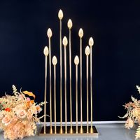 Lampe de chemin électronique en métal doré, style boule à bulles, avec lumières LED, pour centre de table de mariage, Bluetooth, IP33