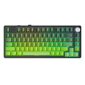 Mechanical <b>keyboard</b> RGB three-mode <b>wireless</b> hot-swappable side engraving game customized luminous gaming - Product Image 1