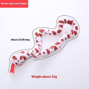 Juguetes de hierba gatera de serpiente de peluche respetuosos con el medio ambiente al por mayor juguetes interactivos de movimiento resistentes a mordeduras para <span class=keywords><strong>perros</strong></span> y gatos - Product Image 6