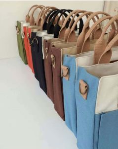 New Canvas Shoulder Crossbody Small <b>Mini</b> Canvas Tote Bag with Custom Logo - Product Image 5