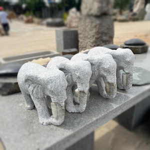Estatua <span class=keywords><strong>de</strong></span> elefante <span class=keywords><strong>de</strong></span> <span class=keywords><strong>piedra</strong></span> natural, decoración <span class=keywords><strong>de</strong></span> jardín, diseños y tamaños personalizados - Product Image 1