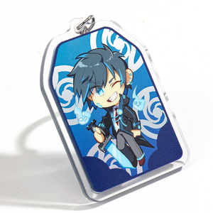Vograce Custom Kawaii Glitter Holographic Acrylic Key Chain <strong>Keychains</strong> - Product Image 2