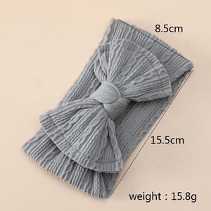 Super Stretchy Soft Knot <strong>Baby</strong> <strong>Headbands</strong> with Hair Bows Big Nylon Head Wrap for Newborn <strong>Baby</strong> Girls Infant Toddler Kids - Product Image 4