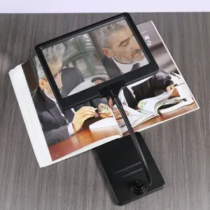 Support <span class=keywords><strong>de</strong></span> téléphone portable/lunette <span class=keywords><strong>de</strong></span> <span class=keywords><strong>lecture</strong></span> multifonctionnelle, <span class=keywords><strong>loupe</strong></span> <span class=keywords><strong>de</strong></span> bureau Fresnel détachable, portable, 185x115mm F8910T - Product Image 1