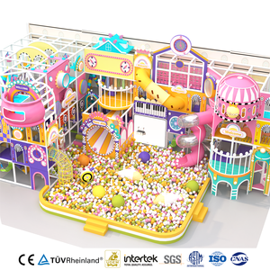 Aoleao Custom Simulated Indoor Town Playground Kit with <b>Slide</b> Set Ball <b>Pool</b> for Kids Commercial CE TUV Certified 500kg Capacity - Product Image 3