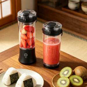 Exprimidor de Naranjas Portátil, Exprimidor Eléctrico con Cuchillas de Acero Inoxidable, Motor Silencioso, USB, Vaso de Viaje Portátil con Tapa - Product Image 3