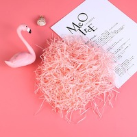 Vente en gros de papier déchiqueté coloré pour boîte cadeau de luxe papier déchiqueté découpé en couleur raphia cadeau boîte à bonbons panier remplissage farce