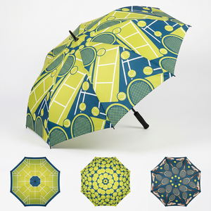 Parapluie de sport personnalisé, ouverture automatique, résistant au vent, poignée en EVA, tissu pongé, protection contre le soleil et la pluie, parapluie de golf avec logo - Product Image 3