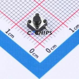 TS110916045 Tactile Switch SMD-4P,4.5x4.5mm Switch Single Pole Single Throw Round Button 1.6N 4.5mm - Product Image 1