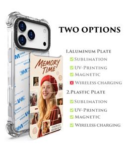 เคสโทรศัพท์แบบกันกระแทก 7.5M พร้อมการถ่ายเทความร้อน วัสดุ TPU รองรับการชาร์จไร้สาย แบบพิมพ์ลาย 2D สำหรับ iPhone 15 16 พร้อมแผ่นติดโทรศัพท์ - Product Image 2