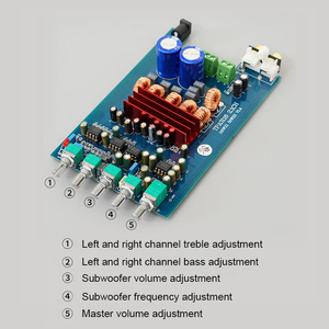 BRZHIFI Amplifier Circuit Board DP1 TPA3116D2 <strong>2</strong>.<strong>1</strong> Digital Power Amplifier 50W*<strong>2</strong>+100W Subwoofer Bt 5.0 Home Theater <strong>Audio</strong> Board - Product Image 3