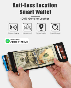 Ví <span class=keywords><strong>GPS</strong></span> thông minh, kẹp tiền bật lên, tích hợp sạc không dây, thiết bị định vị - Product Image 4