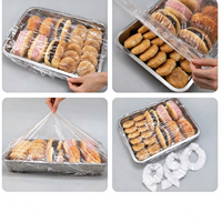 Couvre-bol en plastique extensible jetable pour cuisine de restaurant, film alimentaire de qualité alimentaire, manchon protecteur
