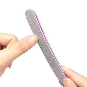 Papier de verre gris 100/180 <span class=keywords><strong>lime</strong></span> à ongles incurvée lavable - Product Image 3