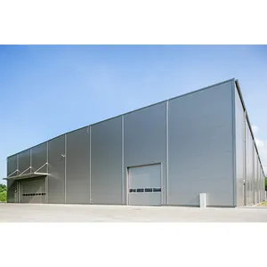 Low Cost Prefab Steel Construction Structure Building Factory Prefabricated Hall Office For Sale