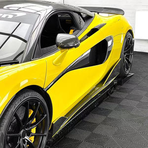 Pièces de carrosserie capot avant en Fiber de carbone jupes latérales aileron de coffre arrière Kit de carrosserie pour Mclaren 570S 540C convertir en 600LT - Product Image 3