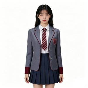 Disfraz Personalizado de <span class=keywords><strong>Matilda</strong></span> the Musical, Uniforme Escolar Gris, Traje de Cosplay de <span class=keywords><strong>la</strong></span> Película de Roald Dahl, Crunchem Hall - Product Image 1