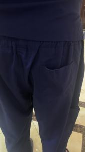 Uniforme Medica Unisex in Spandex Personalizzata per Ospedale <span class=keywords><strong>Divisa</strong></span> Infermiere e Medico a Maniche Corte e Lunghe - Product Image 3