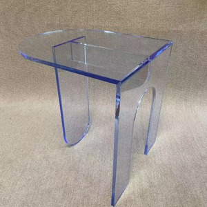 Tavolino da Caffè Moderno in Acrilico Quadrato Personalizzato con Tavolino Laterale per Arredamento Casa su Misura - Product Image 3