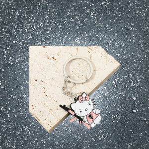 기발한 케이티 고양이 매력 장난감 3D 인쇄 키 체인을위한 수집 가능한 그림 - Product Image 3